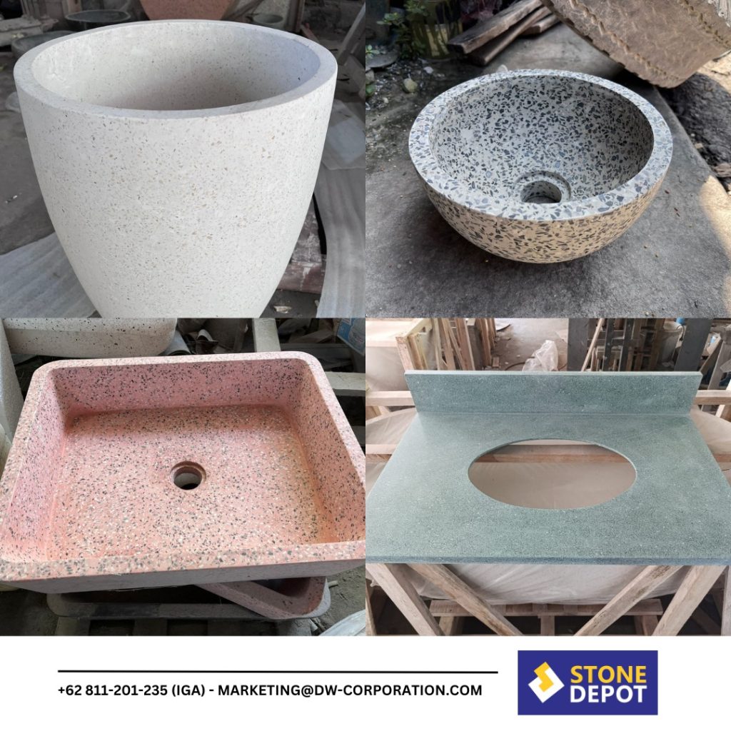 Bali Terrazzo Sink Collection